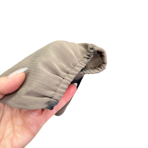 Soya Concept Taupe Black Scoop Neck Long Sleeve Top Size S - Picture 8 of 12